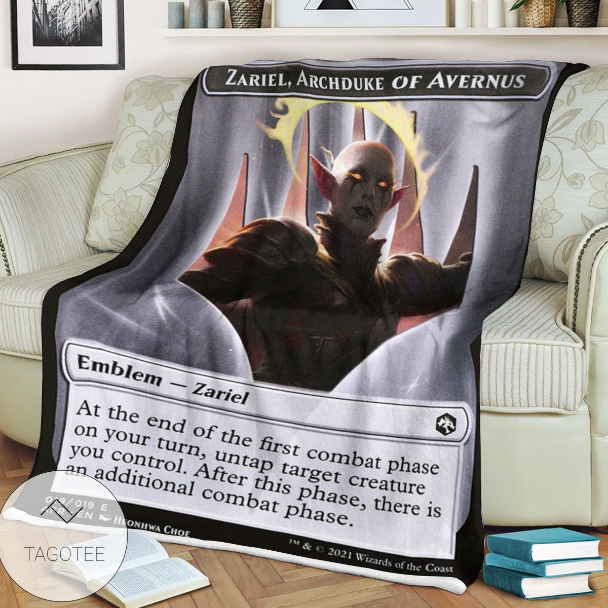 Tafr 19 Zariel Archduke Of Avernus Emblem Magic The Gathering Mtg Blanket Tafr 19 Zariel Archduke Of Avernus Emblem Magic The Gathering Mtg Blanket