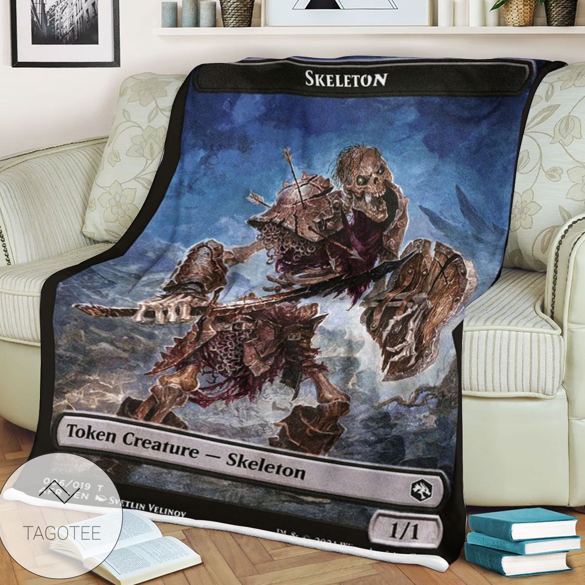Tafr 6 Skeleton Magic The Gathering Mtg Blanket Tafr 6 Skeleton Magic The Gathering Mtg Blanket