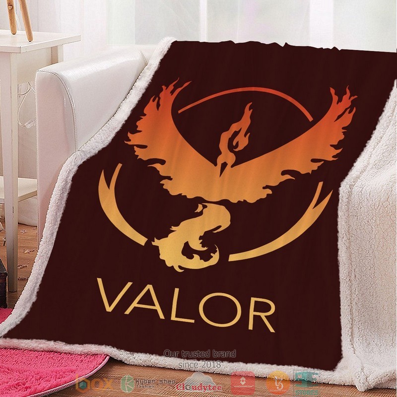 Team Valor Throw Blanket Team Valor Throw Blanket