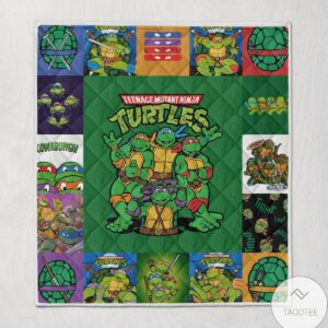 Teenage Mutant Ninja Turtles All Over Printed Quilt Blanket