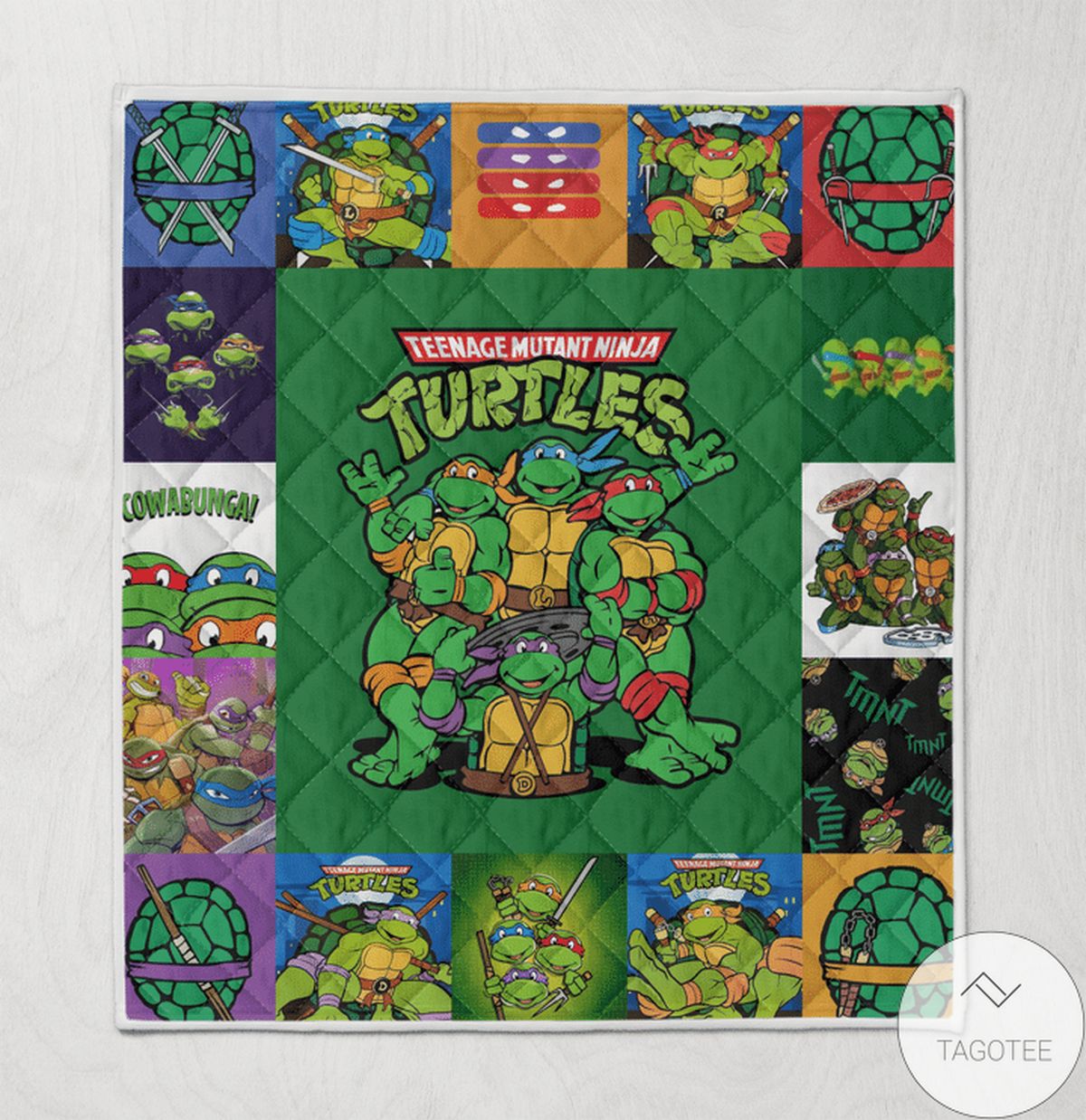 Teenage Mutant Ninja Turtles All Over Printed Quilt Blanket Teenage Mutant Ninja Turtles All Over Printed Quilt Blanket