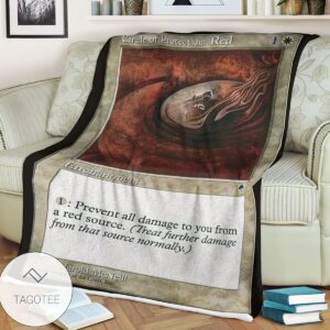 Tempest Tmp 11 Circle Of Protection Red Mtg Blanket Tagotee