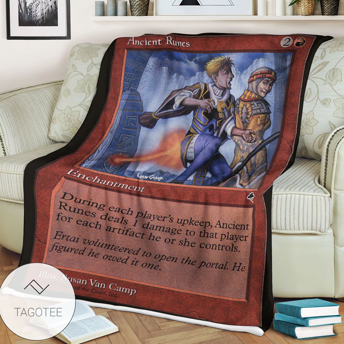 Tempest Tmp 161 Ancient Runes Mtg Blanket Tagotee Tempest Tmp 161 Ancient Runes Mtg Blanket Tagotee