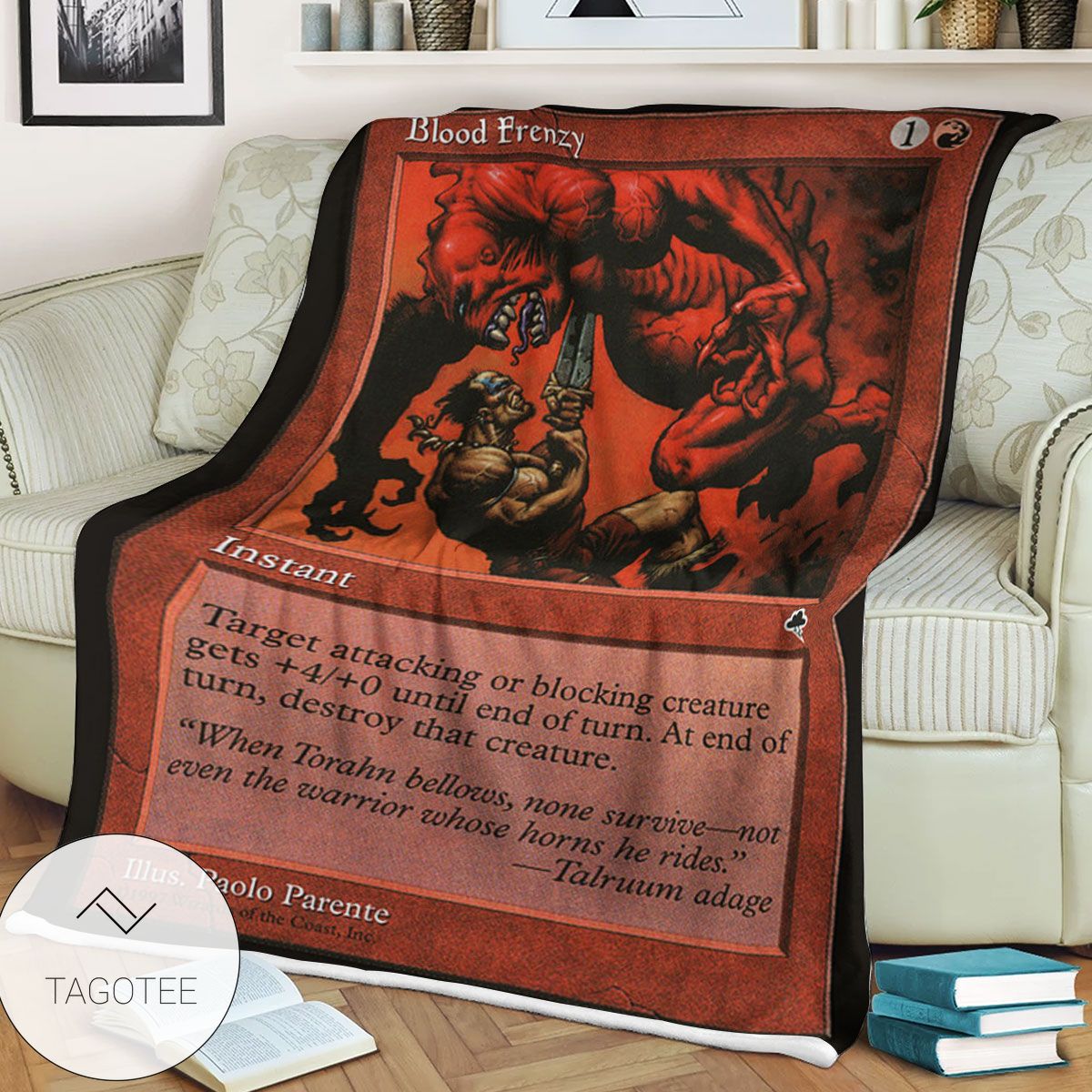 Tempest Tmp 164 Blood Frenzy Mtg Blanket Tagotee Tempest Tmp 164 Blood Frenzy Mtg Blanket Tagotee