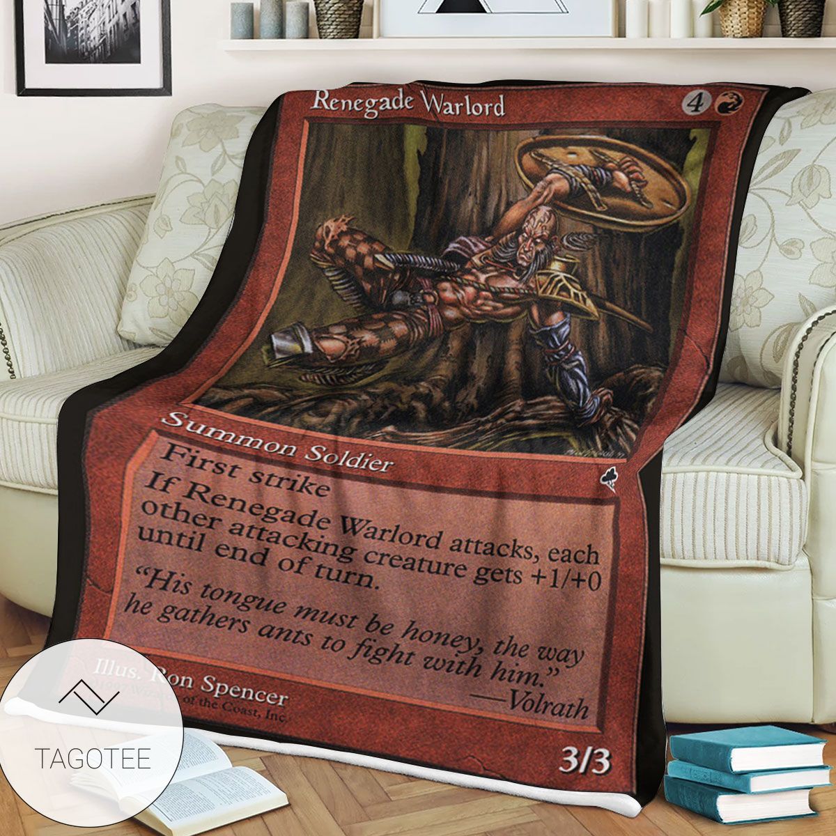 Tempest Tmp 197 Renegade Warlord Mtg Blanket Tagotee Tempest Tmp 197 Renegade Warlord Mtg Blanket Tagotee