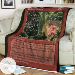 Tempest Tmp 198 Rolling Thunder Mtg Blanket Tagotee
