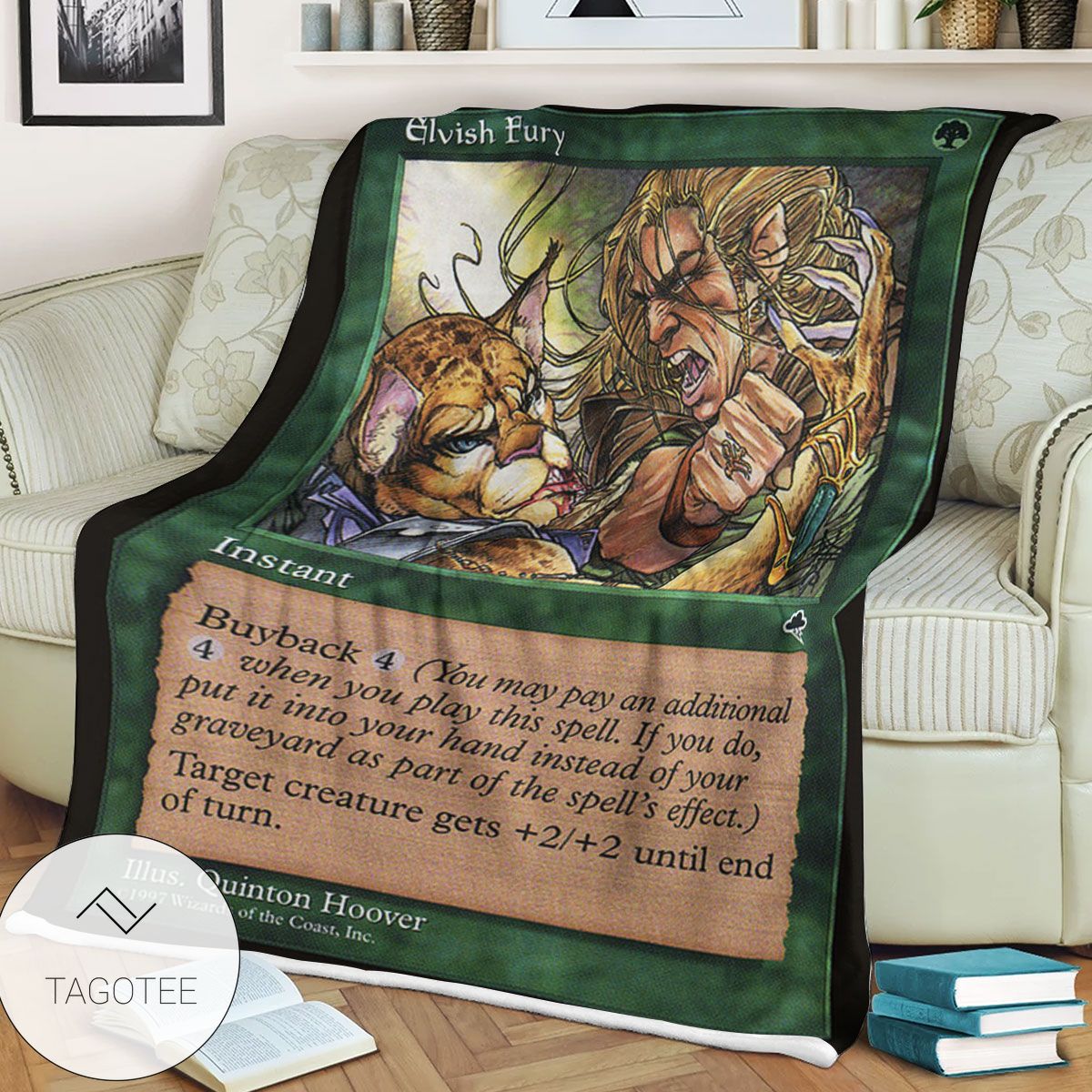 Tempest Tmp 226 Elvish Fury Mtg Blanket Tempest Tmp 226 Elvish Fury Mtg Blanket