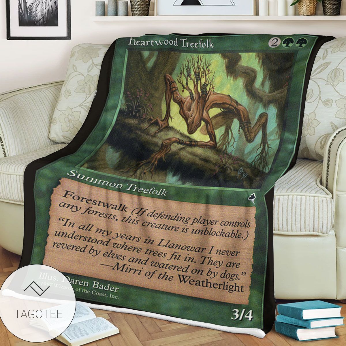Tempest Tmp 233 Heartwood Treefolk Mtg Blanket Tagotee Tempest Tmp 233 Heartwood Treefolk Mtg Blanket Tagotee