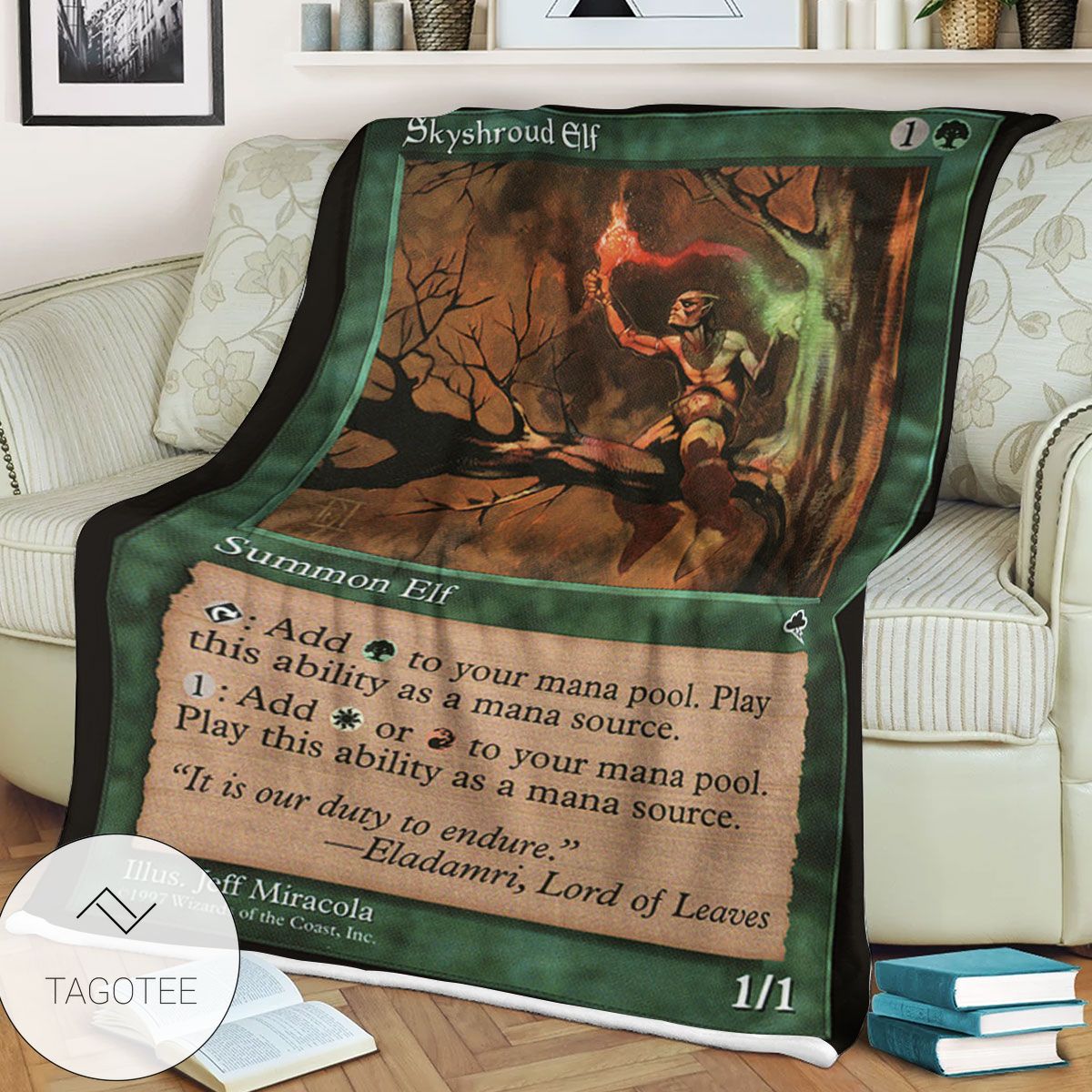 Tempest Tmp 255 Skyshroud Elf Mtg Blanket Tempest Tmp 255 Skyshroud Elf Mtg Blanket