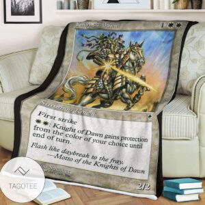 Tempest Tmp 26 Knight Of Dawn Mtg Blanket Tagotee