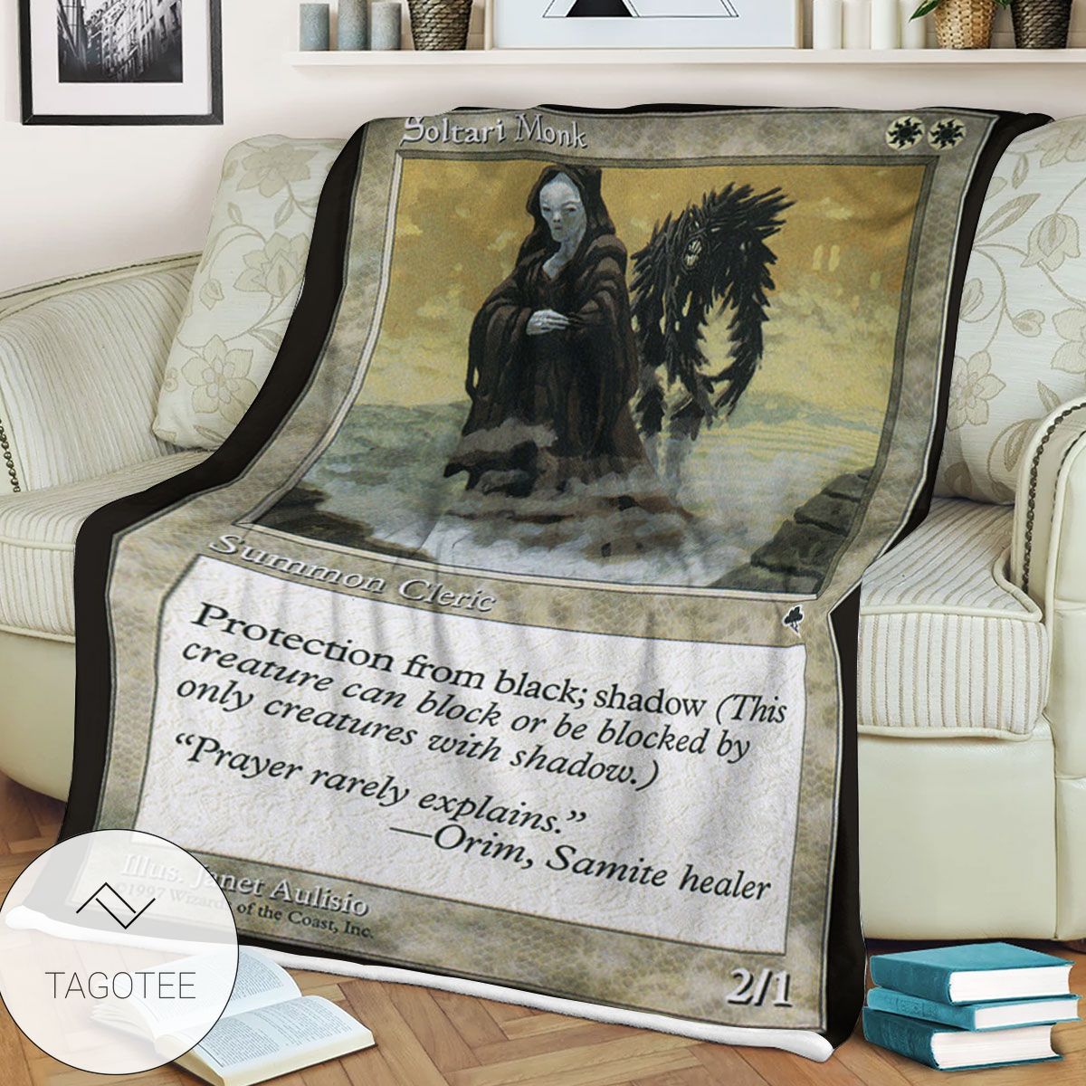 Tempest Tmp 45 Soltari Monk Mtg Blanket Tagotee Tempest Tmp 45 Soltari Monk Mtg Blanket Tagotee
