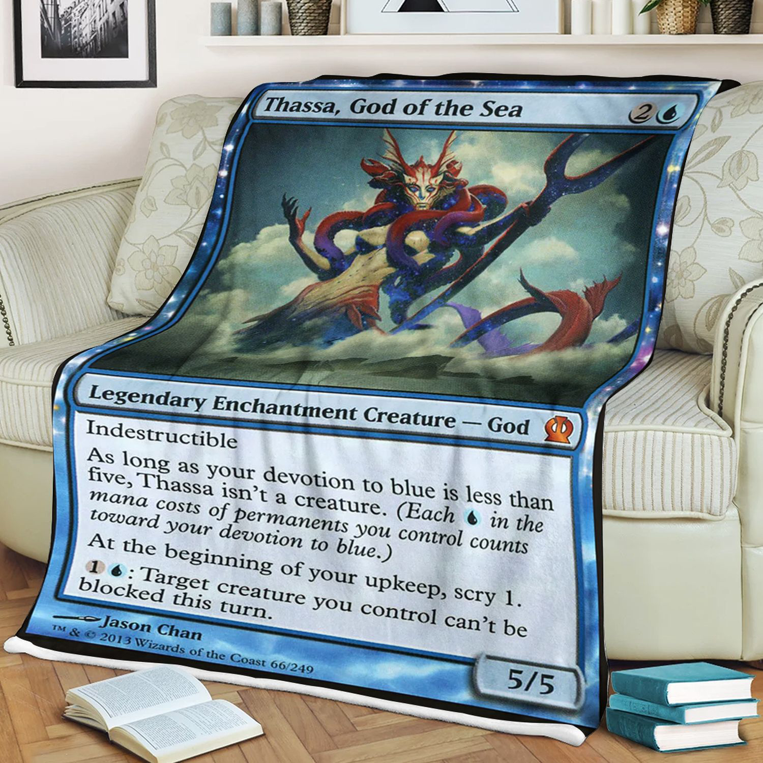 Thassa God Of The Sea Game Magic The Gathering Blanket Thassa God Of The Sea Game Magic The Gathering Blanket