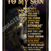 The Lion To My Son In Your Heart With Love And Kisses Blanket