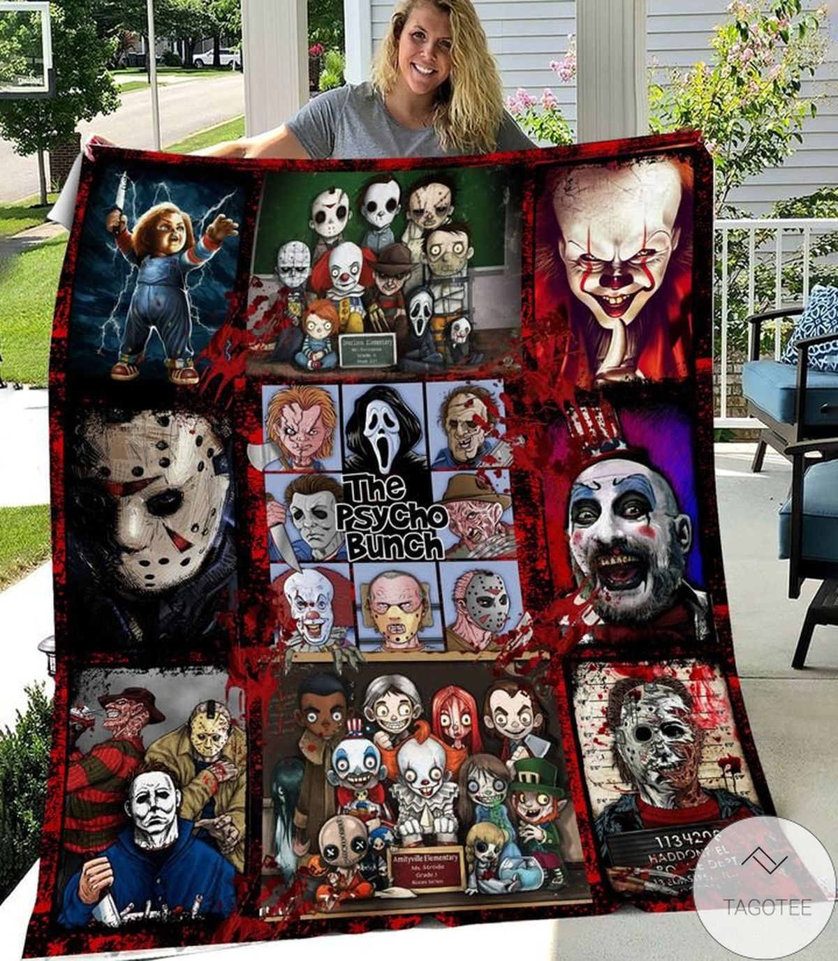 The Psycho Punch Blanket The Psycho Punch Blanket