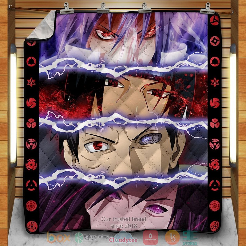 The Uchiha Naruto Quilt Blanket The Uchiha Naruto Quilt Blanket
