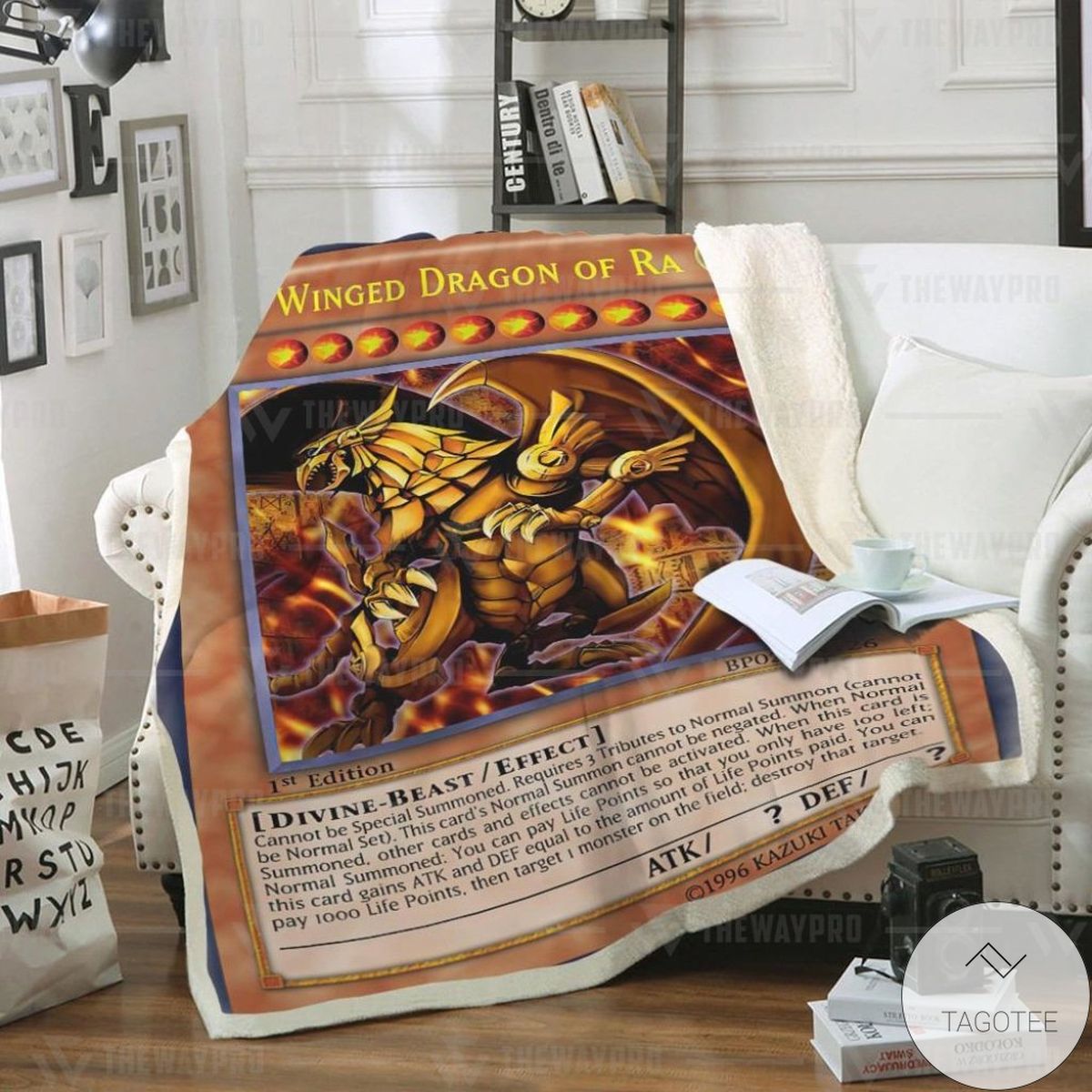 The Winged Dragon Of Ra Custom Blanket The Winged Dragon Of Ra Custom Blanket