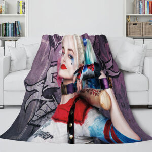 The Suicide Squad Harley Quinn Blanket 212