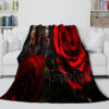 The Vampire Diaries Red Rose Cosplay Blanket 260