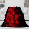 The Vampire Diaries Red Rose Blanket 511