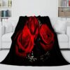 The Vampire Diaries Red Rose Blanket 973