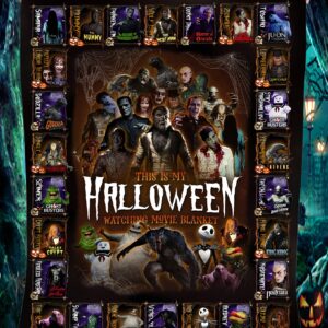 This Is My Halloween Watching Movie Blanket