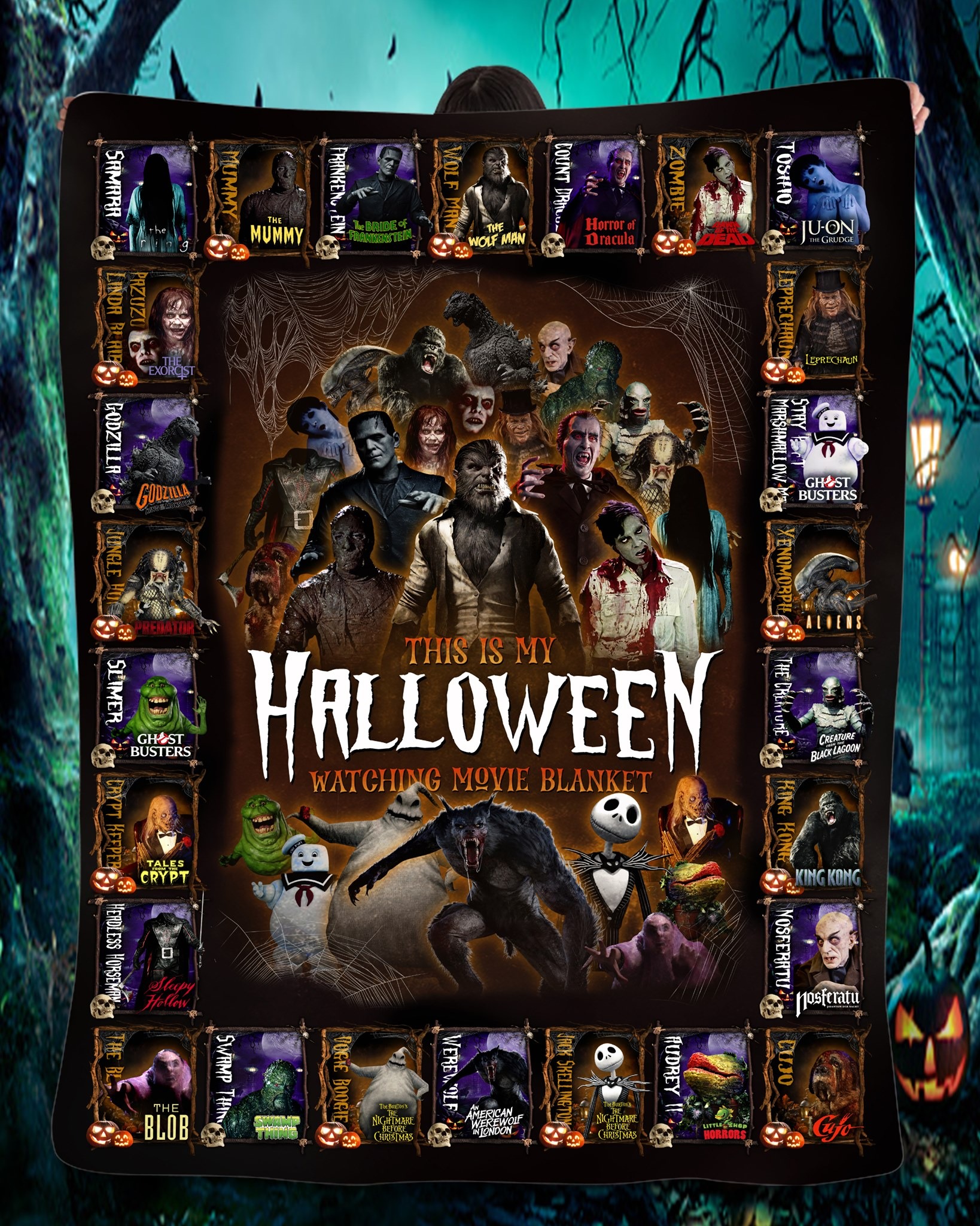 This Is My Halloween Watching Movie Blanket This Is My Halloween Watching Movie Blanket