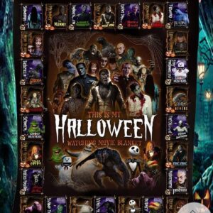 This Is My Halloween Watching Movie Horror Blanket
