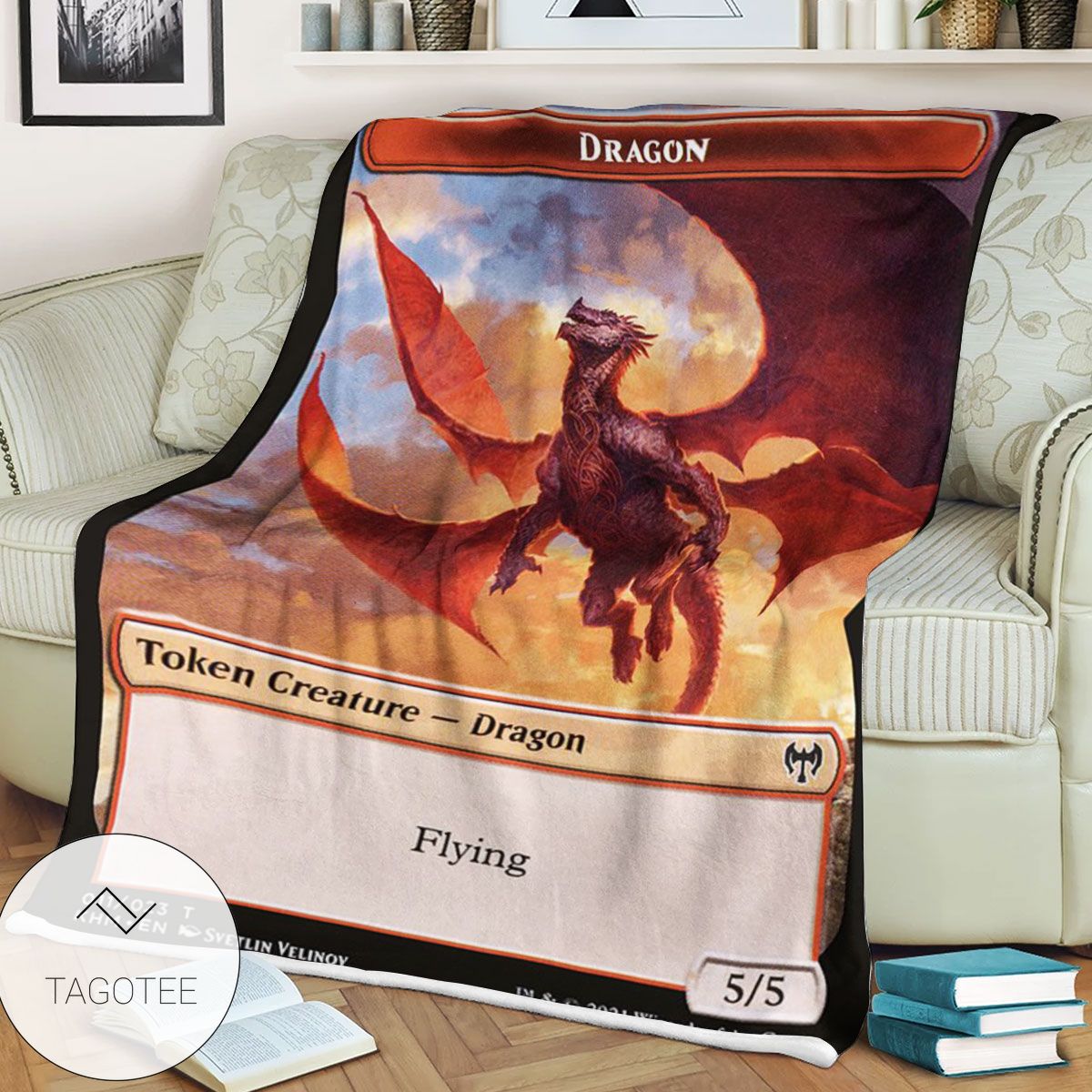 Tkhm 11 Dragon Mtg Game Magic The Gathering Blanket Tkhm 11 Dragon Mtg Game Magic The Gathering Blanket