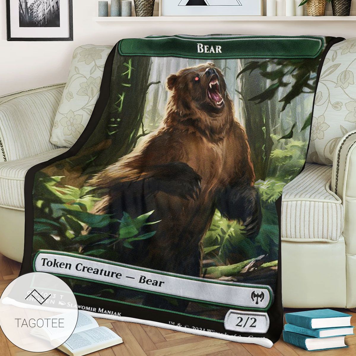Tkhm 13 Bear Mtg Game Magic The Gathering Blanket Tkhm 13 Bear Mtg Game Magic The Gathering Blanket