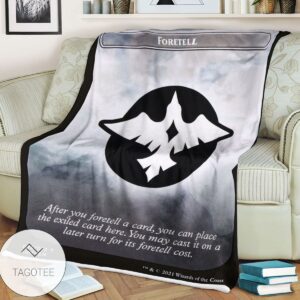 Tkhm 23 Foretell Mtg Game Magic The Gathering Blanket
