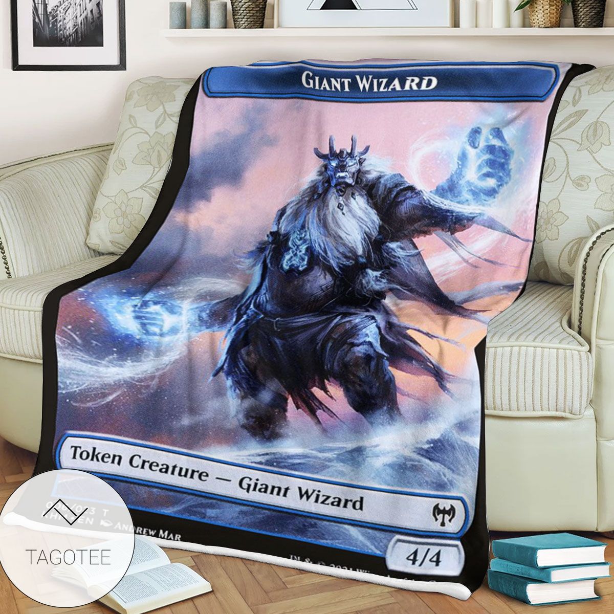 Tkhm 6 Giant Wizard Mtg Game Magic The Gathering Blanket Tkhm 6 Giant Wizard Mtg Game Magic The Gathering Blanket