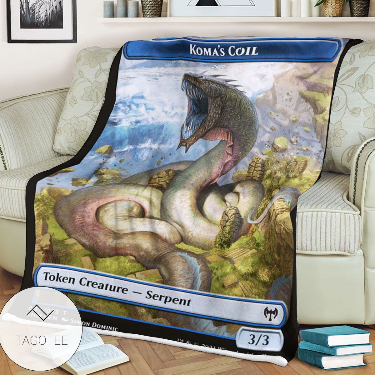 Tkhm 7 Koma S Coil Mtg Game Magic The Gathering Blanket Tkhm 7 Koma S Coil Mtg Game Magic The Gathering Blanket