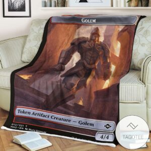 Tmh2 12 Golem Mtg Game Magic The Gathering Blanket