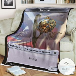 Tmh2 19 Thopter Mtg Game Magic The Gathering Blanket