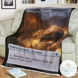 Tmh2 20 Treasure Mtg Game Magic The Gathering Blanket