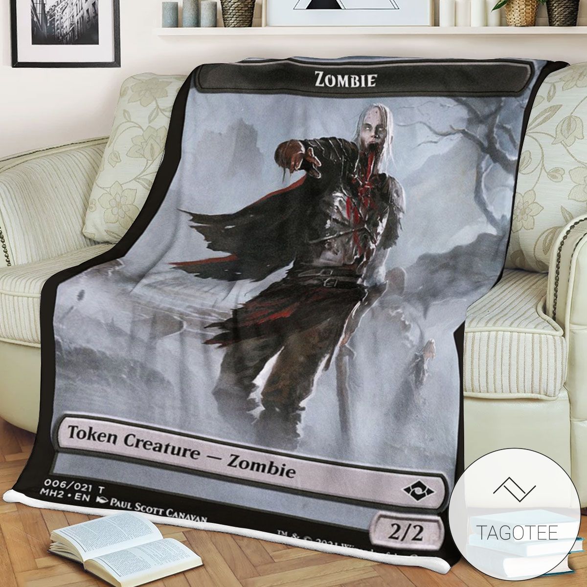 Tmh2 6 Zombie Mtg Game Magic The Gathering Blanket Tmh2 6 Zombie Mtg Game Magic The Gathering Blanket