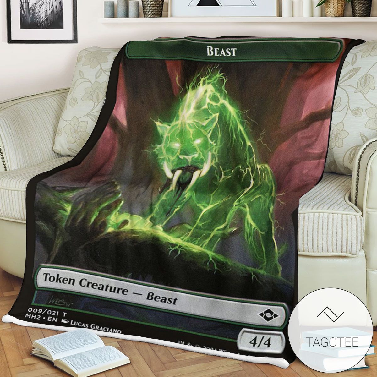 Tmh2 9 Beast Mtg Game Magic The Gathering Blanket Tmh2 9 Beast Mtg Game Magic The Gathering Blanket