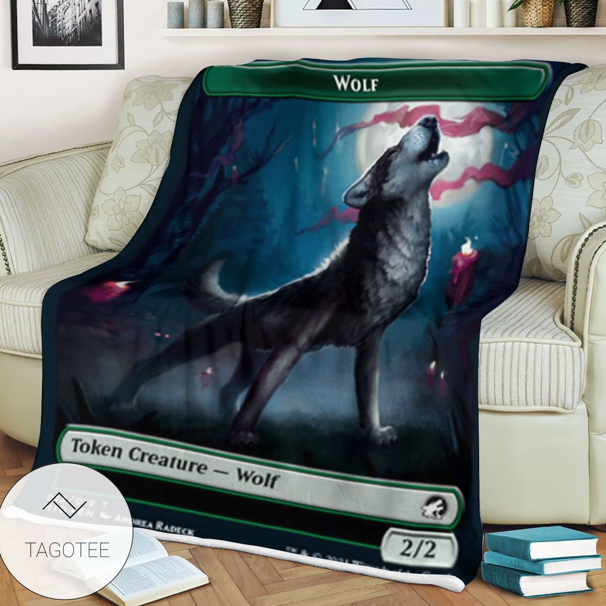 Tmid 13 Wolf Mtg Game Magic The Gathering Blanket Tmid 13 Wolf Mtg Game Magic The Gathering Blanket