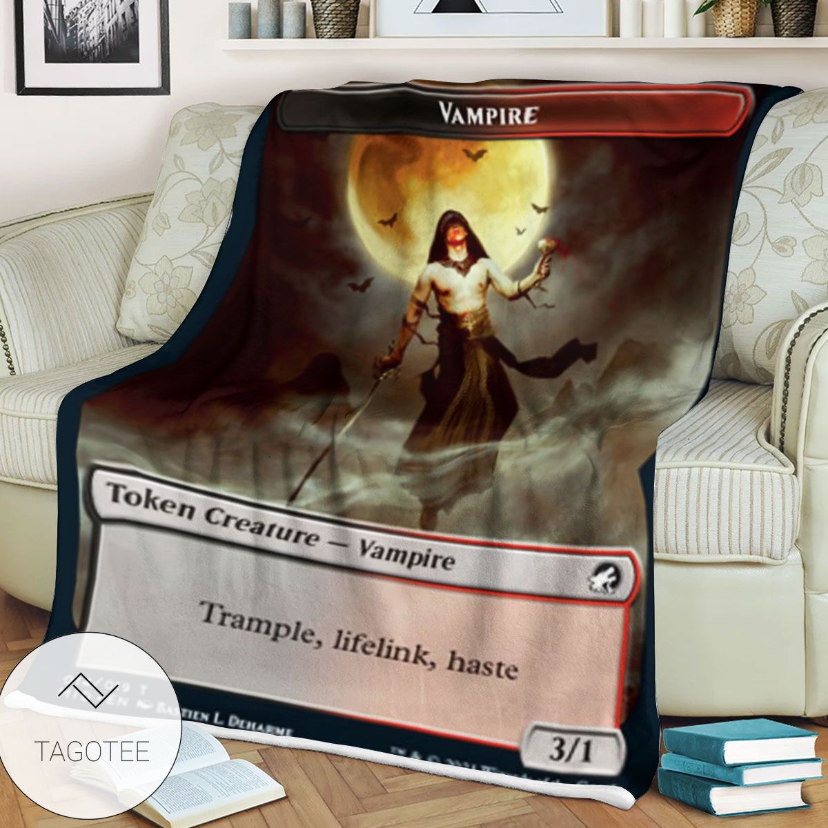 Tmid 14 Vampire Mtg Game Magic The Gathering Blanket Tmid 14 Vampire Mtg Game Magic The Gathering Blanket