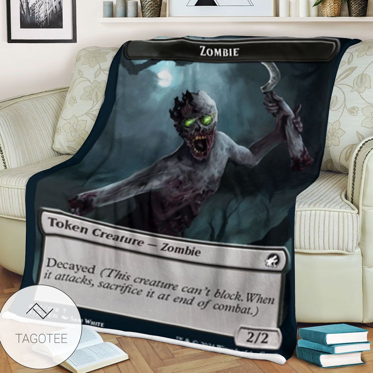 Tmid 5 Zombie Mtg Game Magic The Gathering Blanket Tmid 5 Zombie Mtg Game Magic The Gathering Blanket