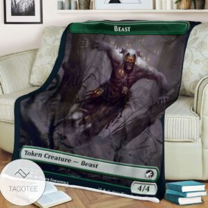 Tmid 8 Beast Mtg Game Magic The Gathering Blanket