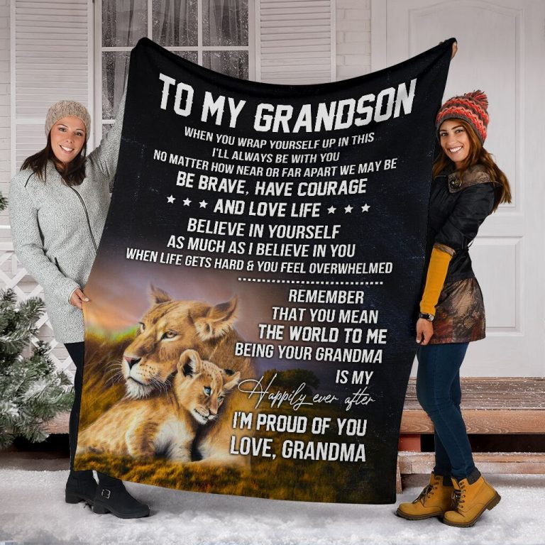 To-My-Grandson-Blanket-1