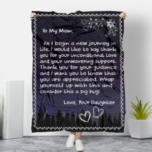 To My Mom Thank You For All The Times Love Your Daughter Blanket