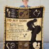 To My Son Always Remember You Are Braver Blanket
