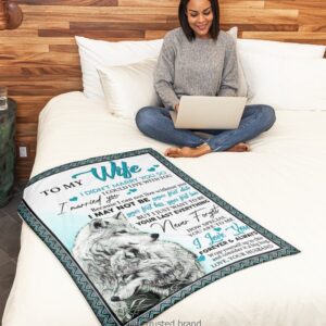 To My Wife Never Forget How Special You Are To Me Wolf Blanket