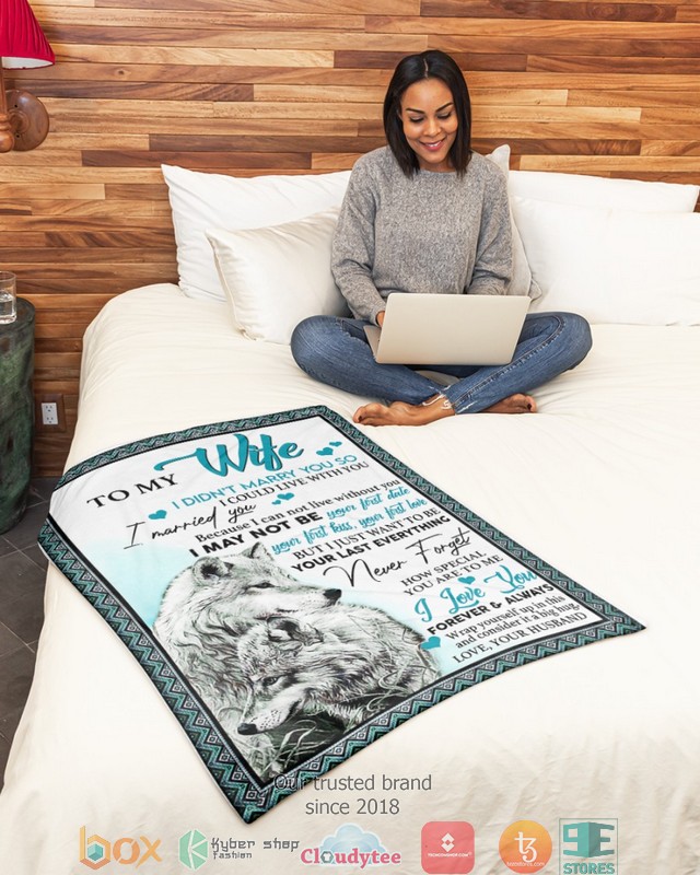 To My Wife Never Forget How Special You Are To Me Wolf Blanket To My Wife Never Forget How Special You Are To Me Wolf Blanket