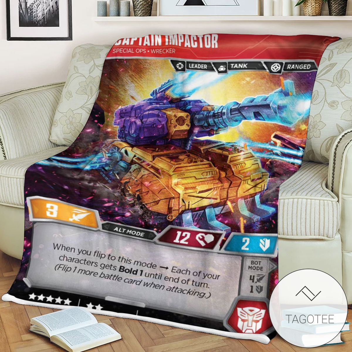 Transformers Captain Impactor Special Ops Wrecker Sherpa Blanket Tagotee Transformers Captain Impactor Special Ops Wrecker Sherpa Blanket Tagotee