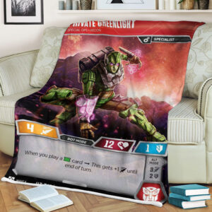 Transformers Private Greenlight Special Ops Recon Blanket