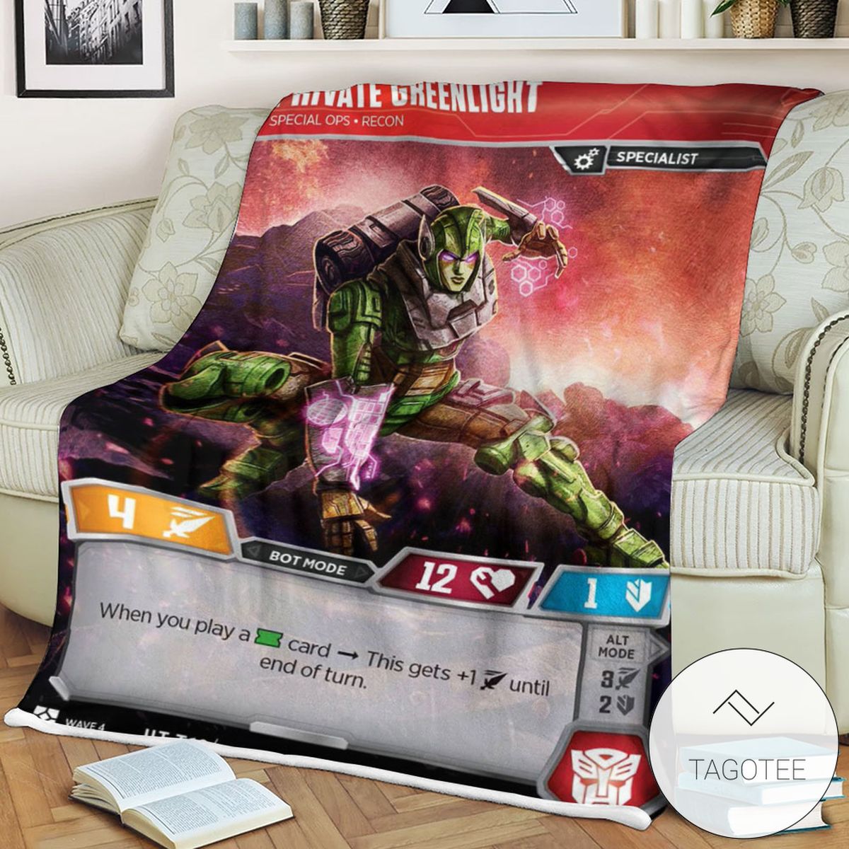 Transformers Private Greenlight Special Ops Recon Sherpa Blanket 3 Transformers Private Greenlight Special Ops Recon Sherpa Blanket 3