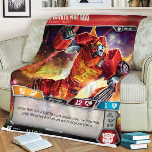 Transformers Private Hot Rod Infantry Soldier Blanket